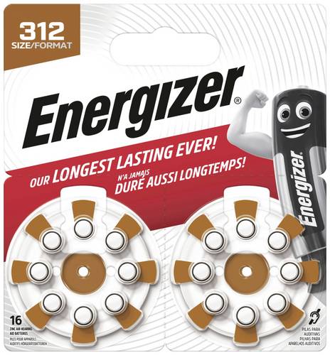 Energizer Knopfzelle ZA13 1.45V 16 St. Zink-Luft ENR EZ Turn & Lock (13)