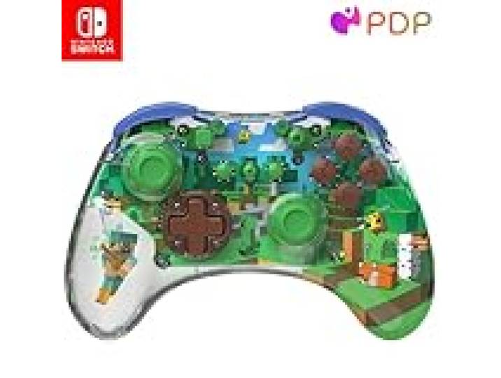 PDP Nintendo Switch REALMz - Switch Wireless Controller - MINECRAFT FOREST