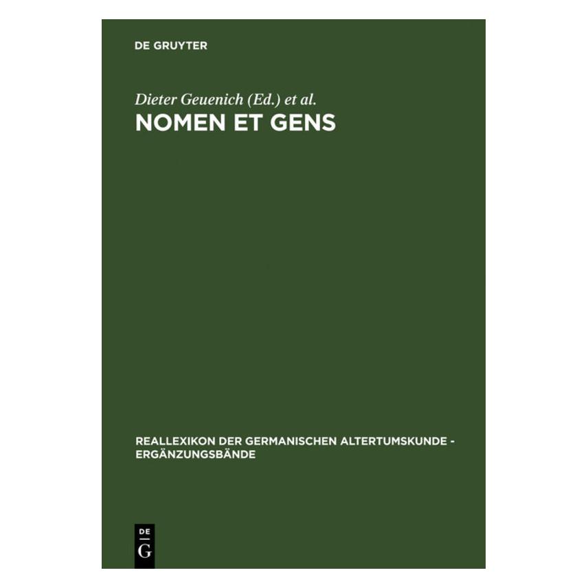 De Gruyter Nomen et gens, Zur historischen Aussage (67761688)