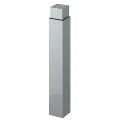 LegaDrive, LegaDrive Säulen manuelle Höhenverstellung, 610 - 750, Aluminium, eloxiert, silber