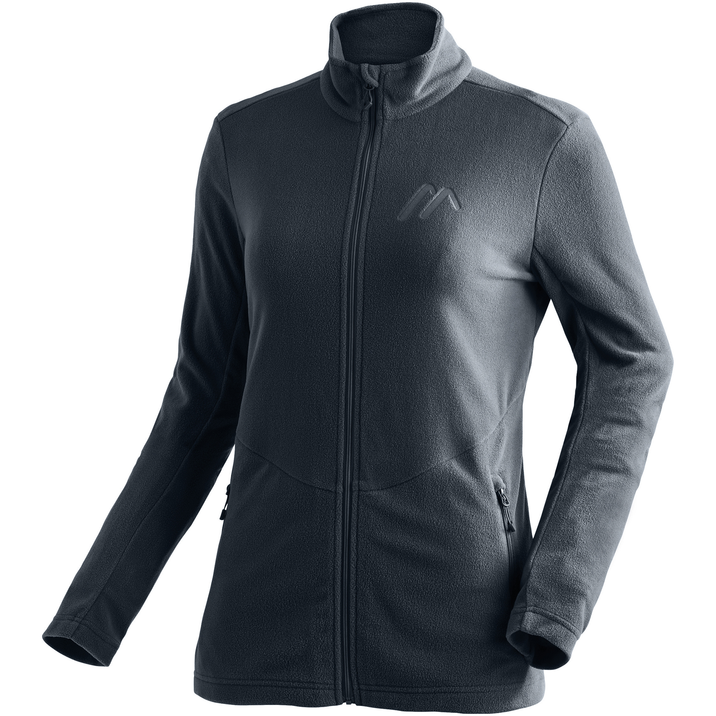 Maier Sports Denise Damen Fleecejacke grau Größe L Trekking Atmungsaktiv