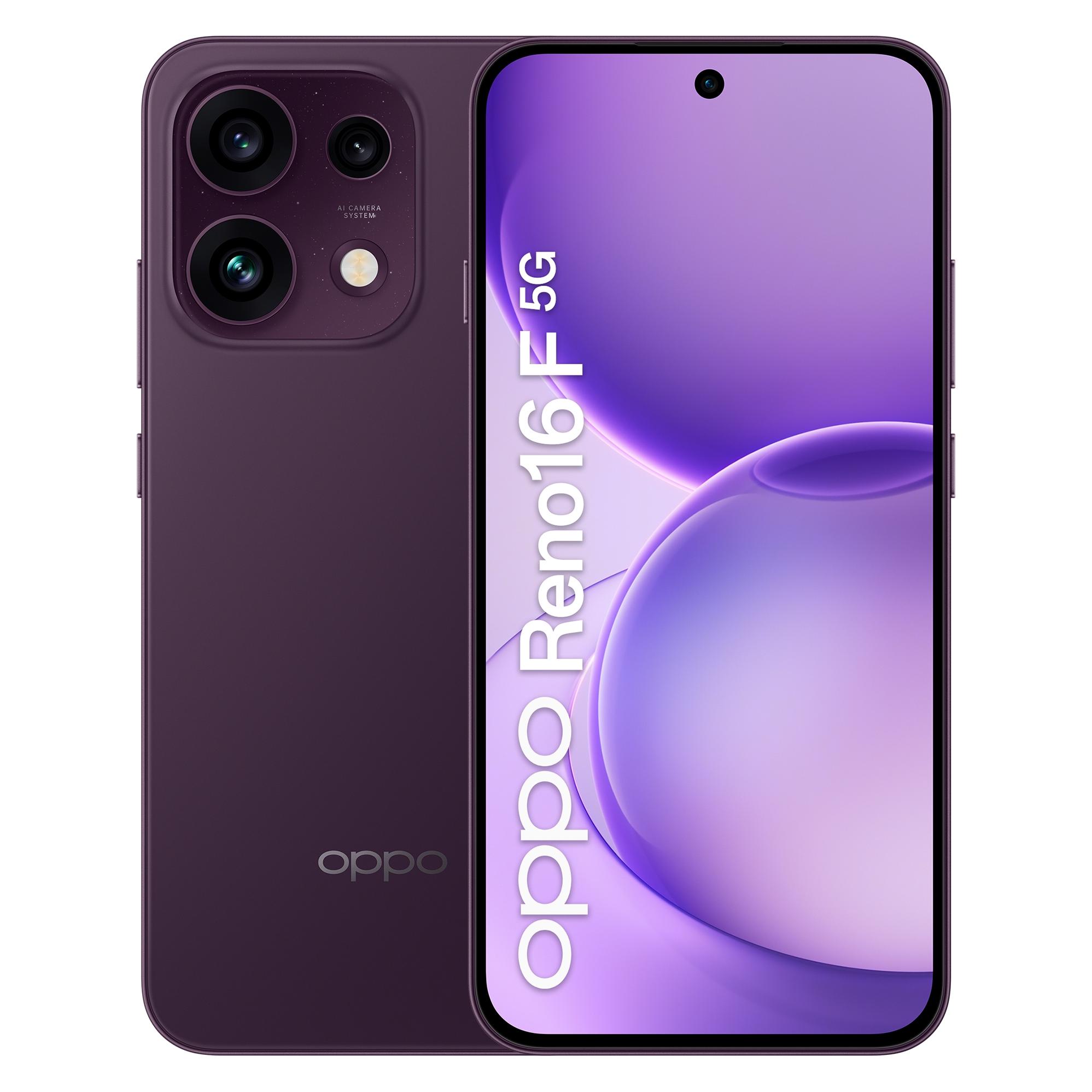 OPPO Reno 16 F (256 GB, Twilight Violet, 6.57", Dual SIM, 5G) (110010237123)