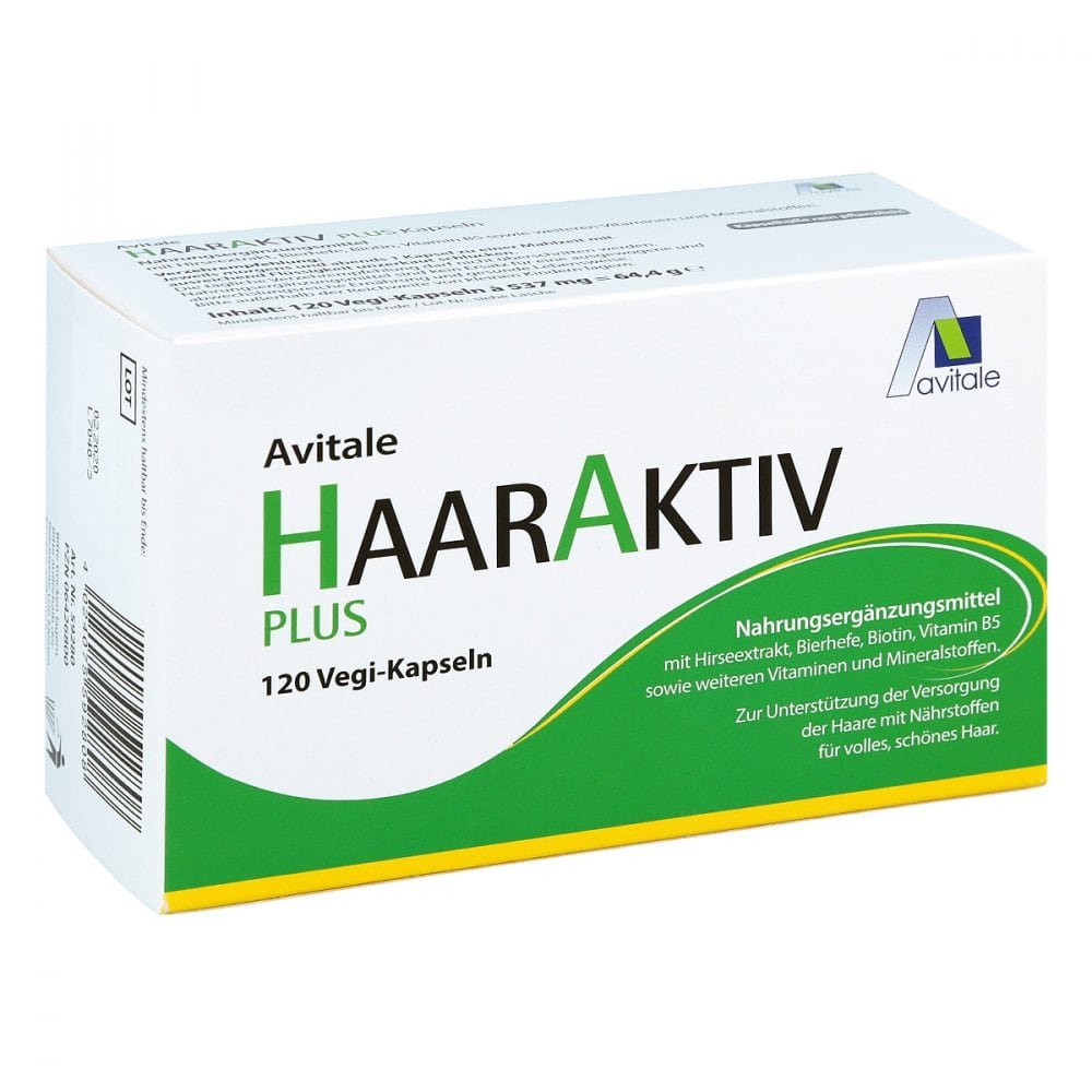 Avitale GmbH Haaraktiv Plus Vegi Kapseln 06426800