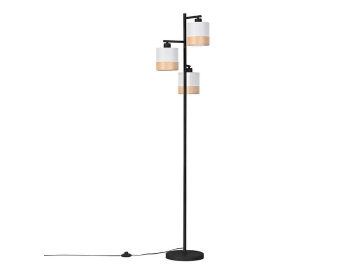 ZMH Stehlampe Stellume 25/14/158 cm, Weiß, Metall, E27, 14x158x25 cm, Lampen & Leuchten, Innenbeleuchtung, Stehlampen