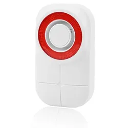 Olympia 6109 Sirene Drahtlose Sirene Draußen Rot, Weiß