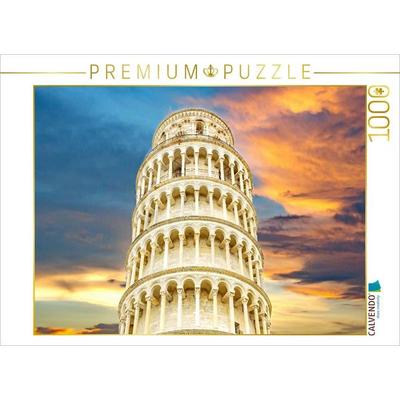 CALVENDO Puzzle Schiefer Turm von Pisa | 1000 Teile Lege-Größe 64x48cm Foto-Puzzle für glückliche Stunden
