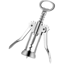 Gefu Hebel-Korkenzieher  VINOLI ¦ silber ¦ Metall ¦ Maße (cm): B: 5,7 H: 4,4