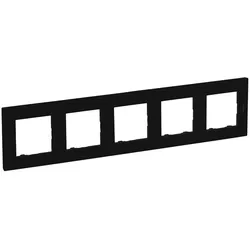 Legrand 864575 Niloe Step 5-fach Rahmen Farbe: Schwarz