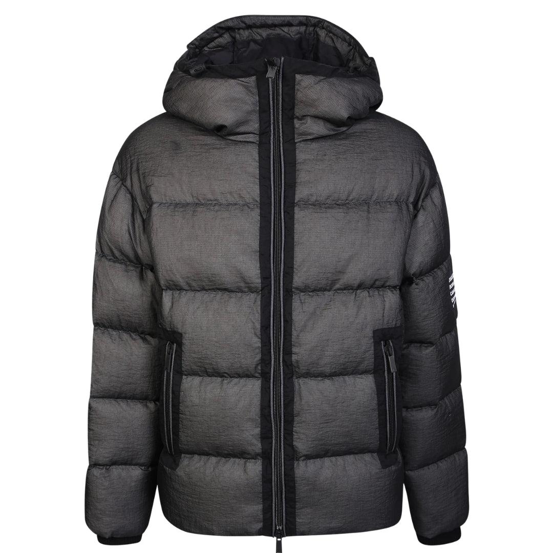 Dsquared2 Faded Black Puffer Down Jacket