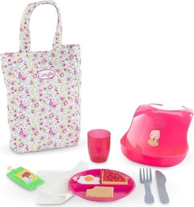 Corolle Grand Coffret Repas Poppenaccessoireset met 11 accessoires voor poppen van 36 en 42 cm