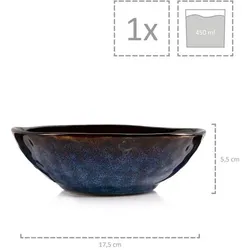 Sänger Geschirr Schalen Set Tokio, Schüssel + Schale, Blau