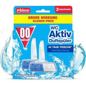 00 WC-Duftspüler Aktiv, Frosty Waters, Einhänger mit Stein, 2 Stück