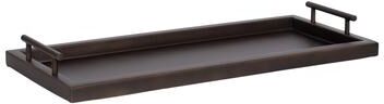 Kate and Laurel Halsey Wood Rectangle Decorative Tray