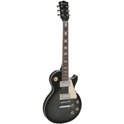 Dimavery LP-750 E-Gitarre, Translucent gray blackburst (E-Gitarre), Gitarre, Schwarz, Grau, Transparent