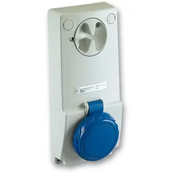 Schneider Electric 82093 Anbausteckdose verriegelt, 32A, 3p+E, 200-250 V AC, IP65