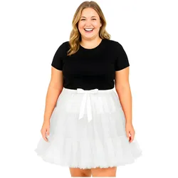 Thetru XXL Rüschen Tutu weiss (3XL)
