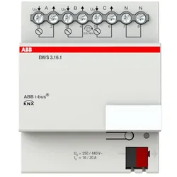 ABB EM/S3.16.1 Energiemodul, 3fach, 16/20 A, REG 2CDG110148R0011