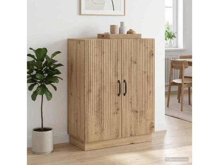Moderne Buffet bahut pratique - Chêne artisanal - 66x34 5x87 cm Bois d'ingénierie - Commode salon @FR 9700
