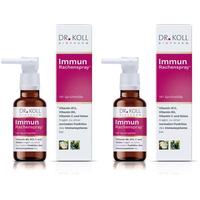 2x Immun Rachenspray Dr.Koll Gemmo Komplex Vit.B6 B12 2x20 ml Spray