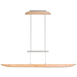 ELOBRA LED-Pendelleuchte Columbia XL Holz Braun