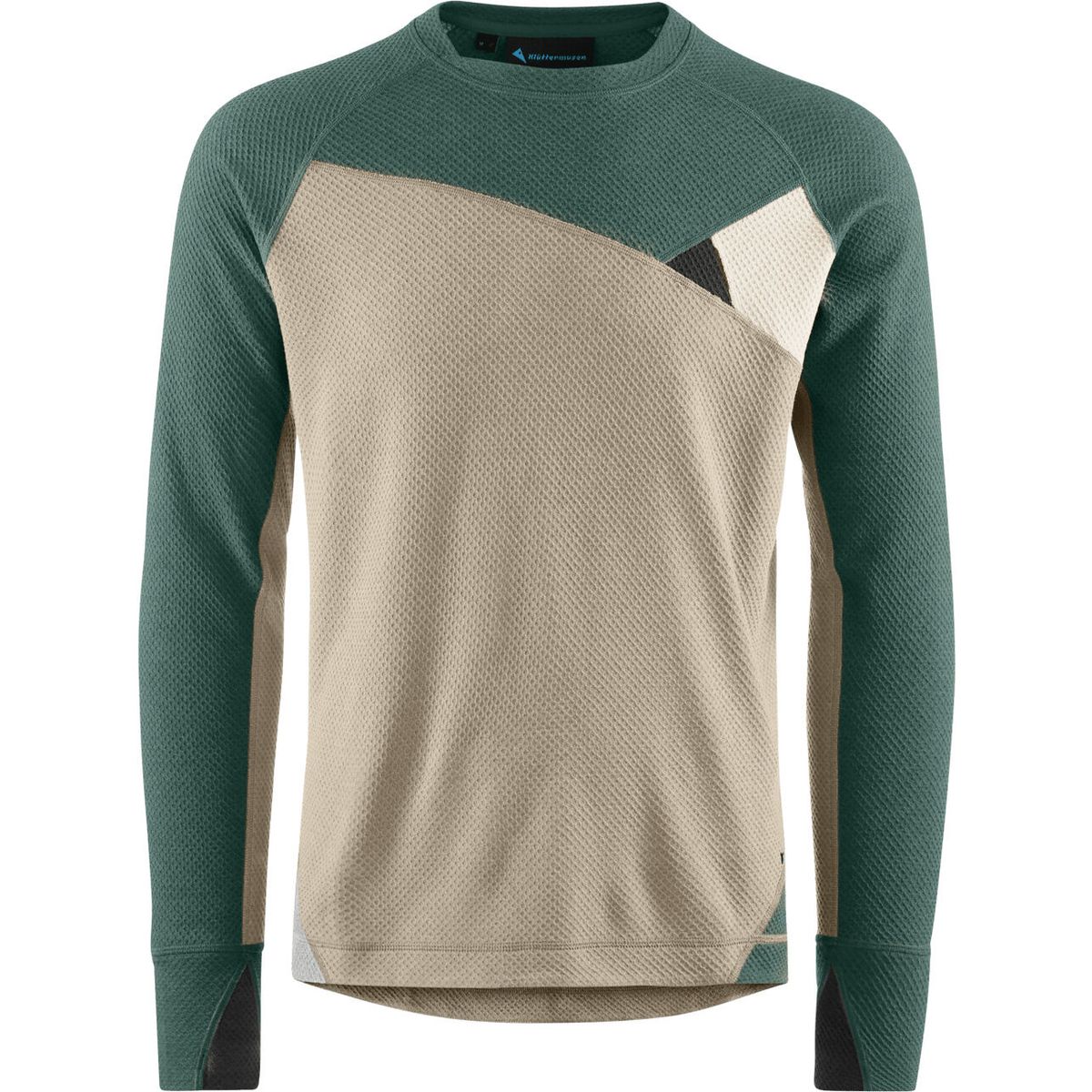 Klättermusen Huge Crew M's silver green-silver creme-silver pine (1009) S 20644M02_1009-S