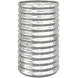 vidaXL Pflanzkübel Verzinkter Stahl 40x40x68 cm Silber