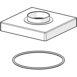 Hansa Rosette HANSA 1003885V 75x75 mm chr  1003885V