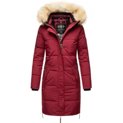 NAVAHOO Damen modischer Wintermantel Winter Steppmantel mit Kapuze Halina
