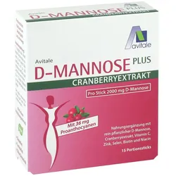 D-MANNOSE PLUS Cranberryextrakt 2000mg Pulv.Sticks 15X2.71 g