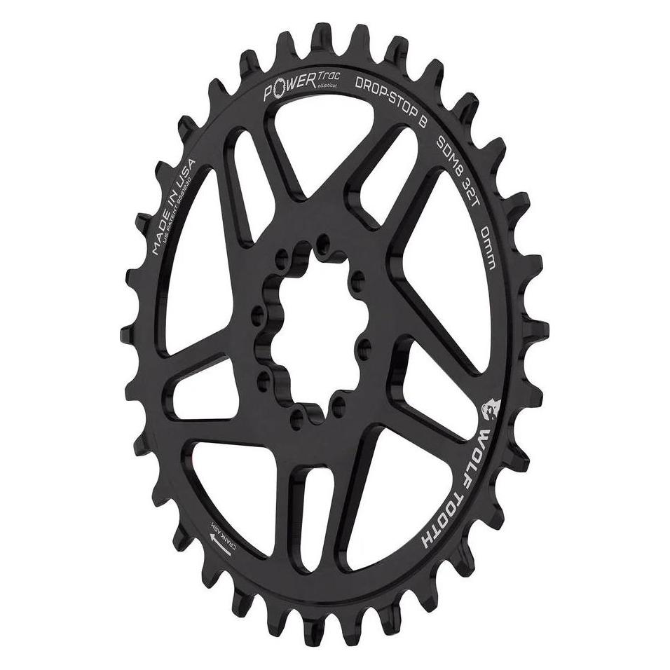 Wolf Tooth PowerTrac Elliptical SRAM 8-bolt Direct Mount Kettenblatt, Boost 52mm/Offset 3mm, 30 Z. (30) (66571295)
