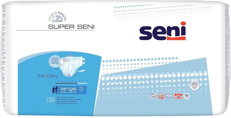 Seni Super Large - 4 paquets de 30 protections