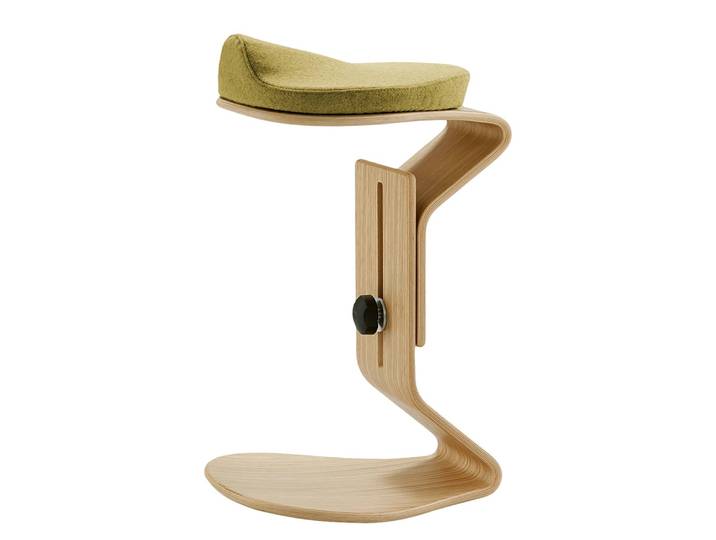 Hocker myERCOLINO 38 x 75 x 39cm Gelb/Olivgelb
