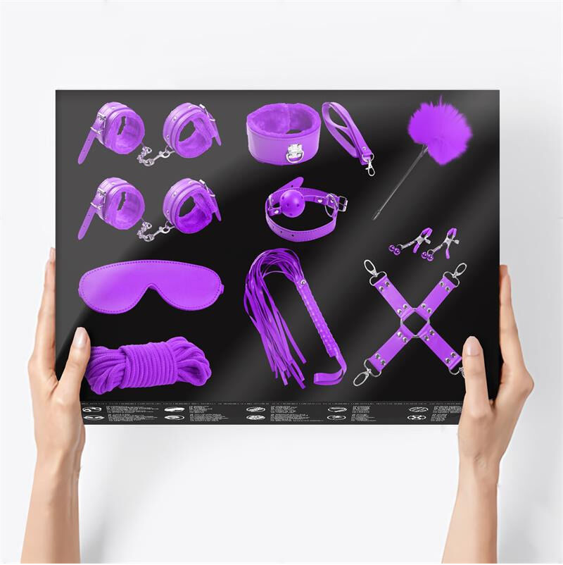 INTOYOU BDSM LINE Set bondage complet de 10 pièces pour jeux BDSM