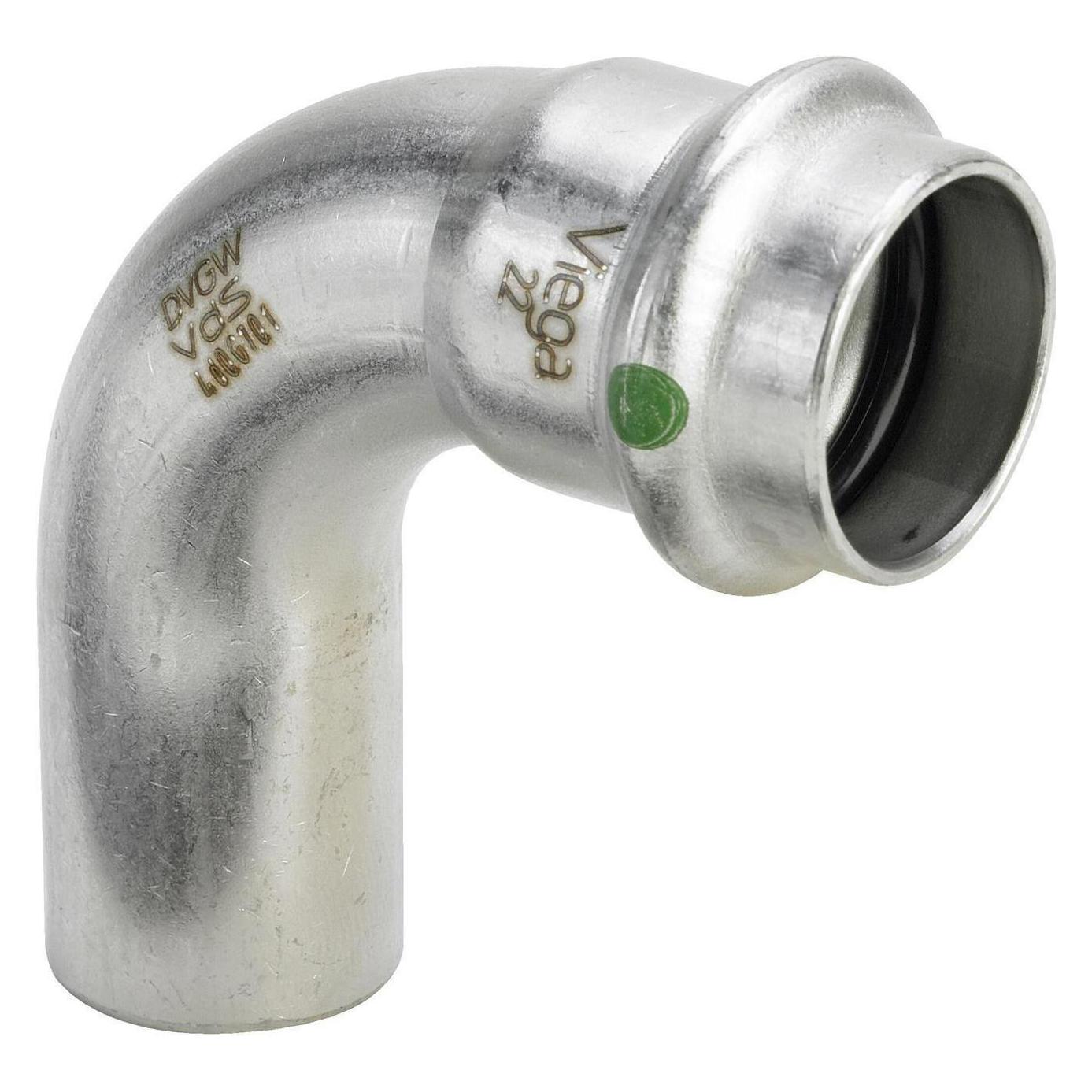 Viega 2316.1 - Kurve Sanpress 90° 2316.1 Ø 42mm rostfrei (Pressverbindung) (435752)
