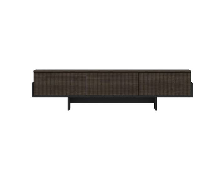 Habitat Garten Tv-Möbel hege Schwarz, Holz, 30x44x180 cm, Wohnzimmer, TV Möbel, Lowboards, Lowboards stehend