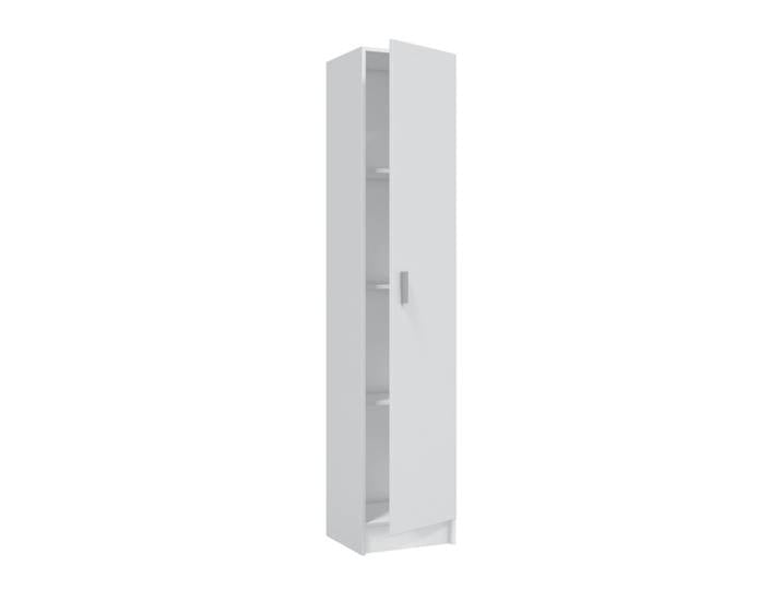 Colonne de rangement 1 porte blanc h180 cm