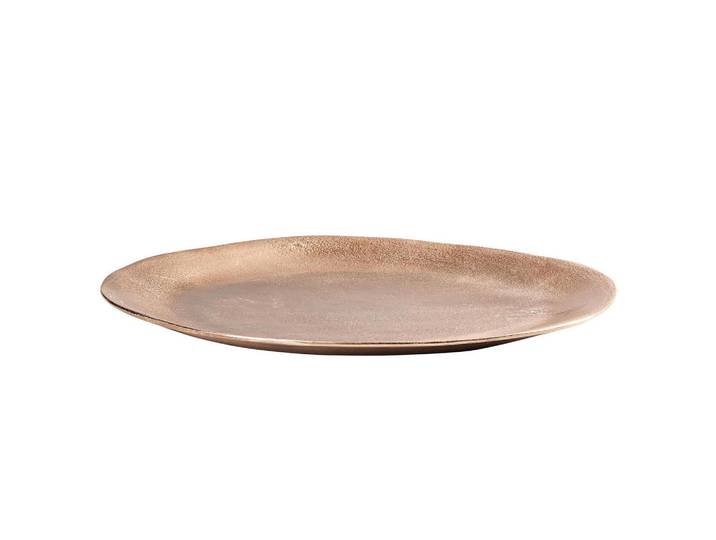 Butlers Dekoteller (6er Set) Banquet, Goldfarben, Metall, 2 cm, Dekoration, Dekoartikel, Dekoteller & -tabletts