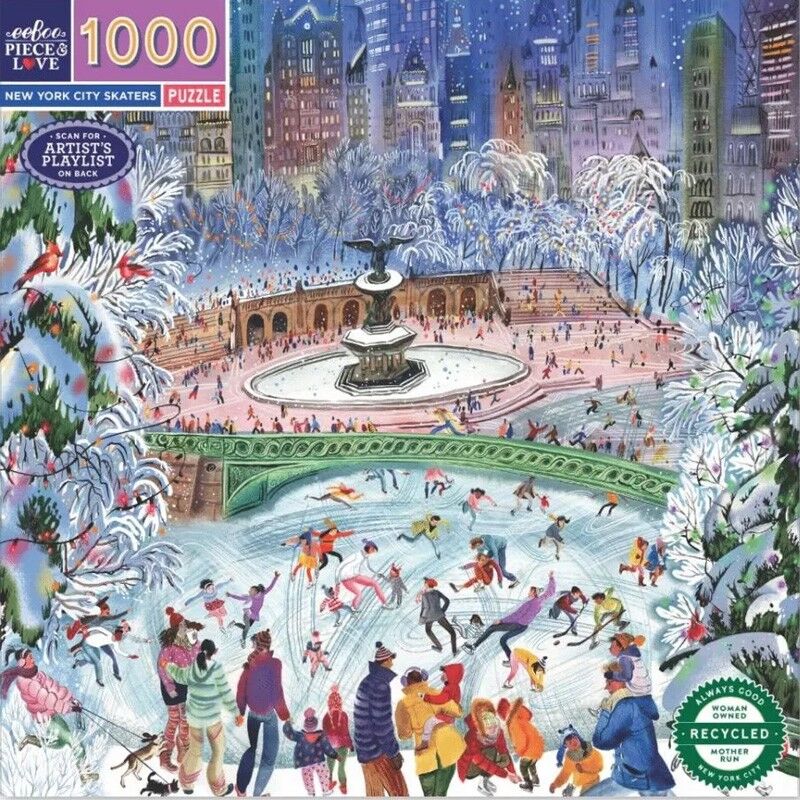 Puzzle 1000 pcs New York City Skaters - Eeboo