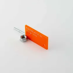 Plexiglas®-Platte, 3 mm, GS, opak - Farbton: orange - Anzahl: 1 Platte