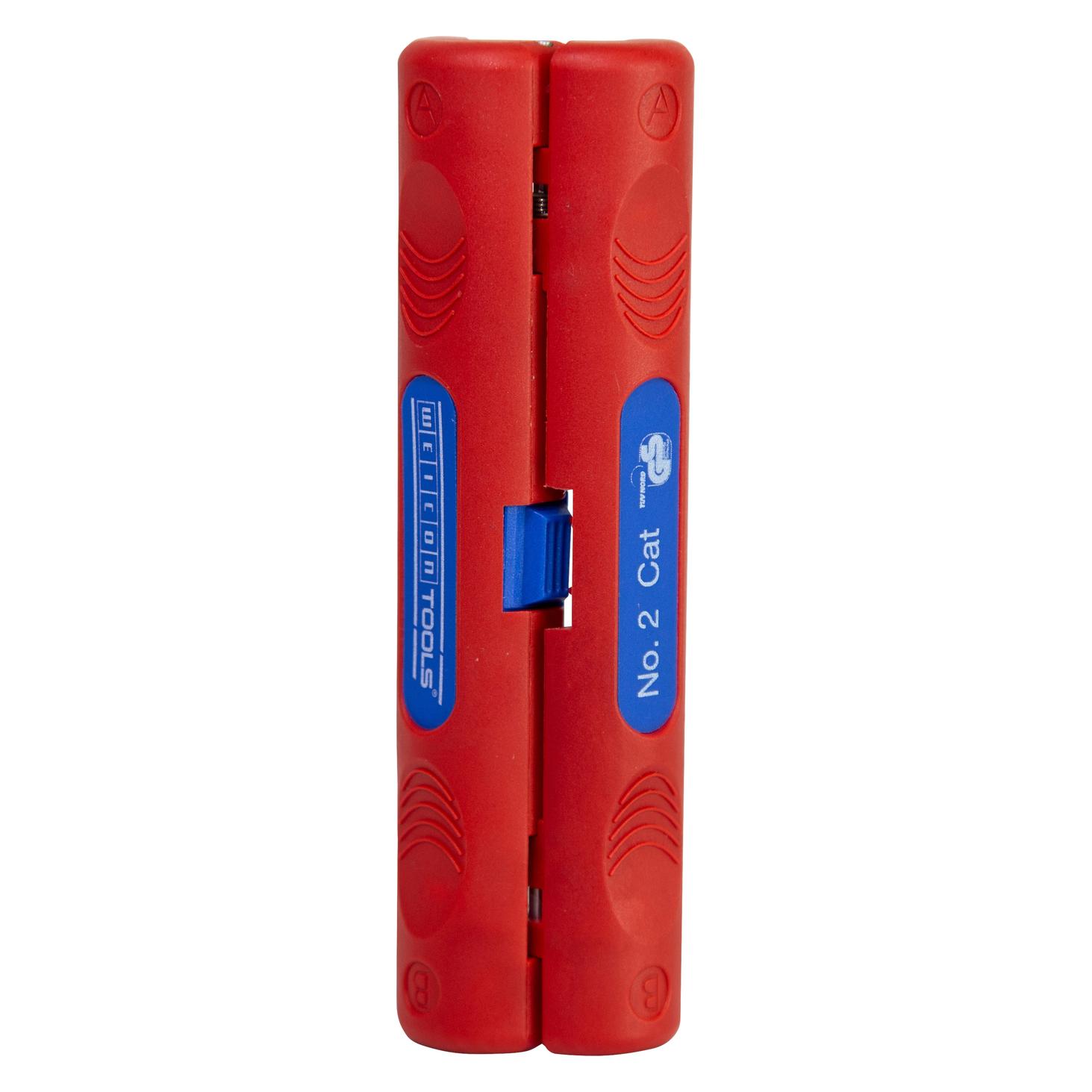 Weicon Abisolierwerkzeug Stripper No.2 Cat rot/blau (115 mm) (52002002)