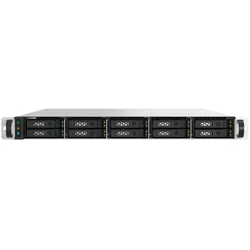QNAP TS-h1077AFU-R7-32G NAS Rack (1U) AMD RyzenTM 7 32 GB DDR5 0 TB QNAP QTS Schwarz, Grau