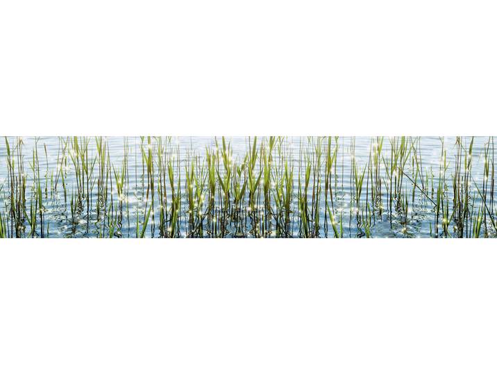 Küchenrückwand EXPRESS KÜCHEN Seegras , bunt, B:280cm H:55,9cm, Holzwerkstoff, Spritzschutzwände