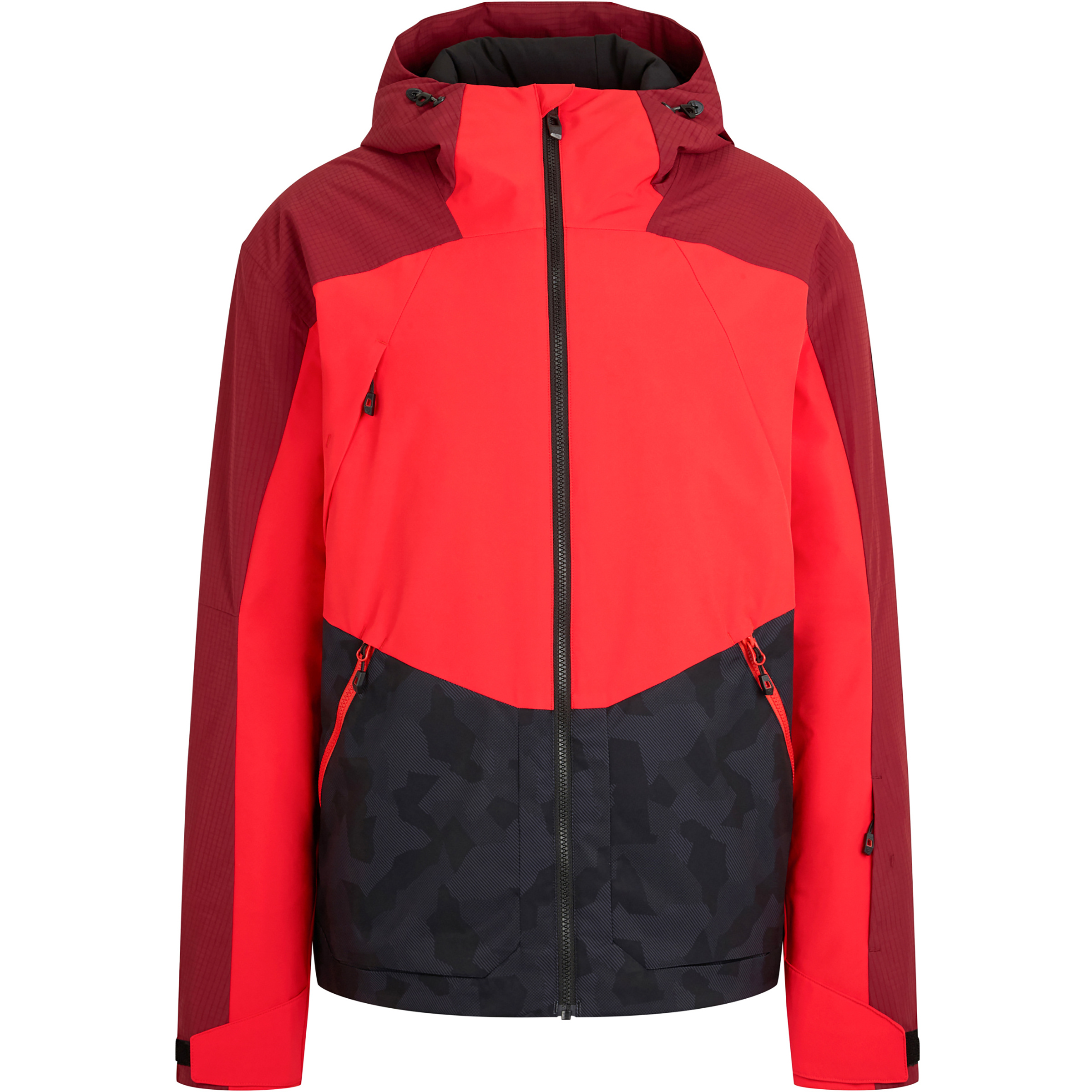 Ziener Tobin-Z Herren Kunstfaserjacke grau Größe 3XL Skifahren Elastisch Wasserabweisend