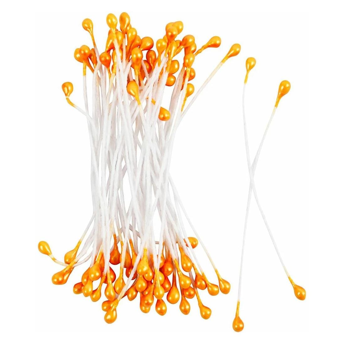 Creativ Company Papierdekoration Blütenstaub Orange (7 cm) (610353)