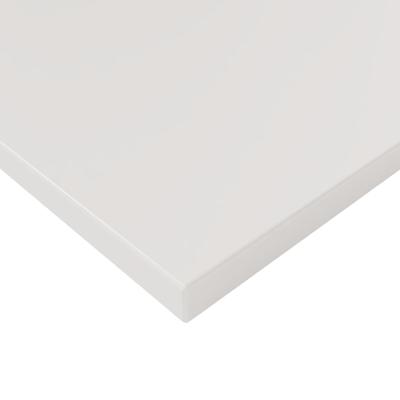 Bisley Tischplatte 160x80 cm in lichtgrau, Schreibtischplatte aus Holz, Holzplatte, Spanplatte kratzfest beschichtet mit ABS-Kante für DIY Homeoffice