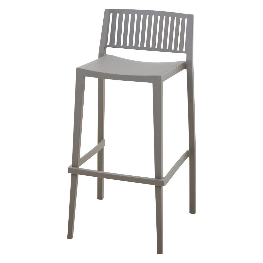 Siena Garden Barstuhl Lane, taupe Gestell aus Polypropylen/Glasfaser (U46116)