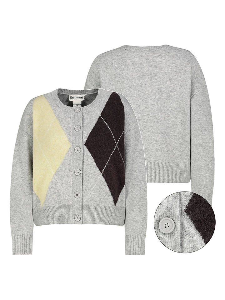 Eight2Nine Cardigan in Hellgrau - M