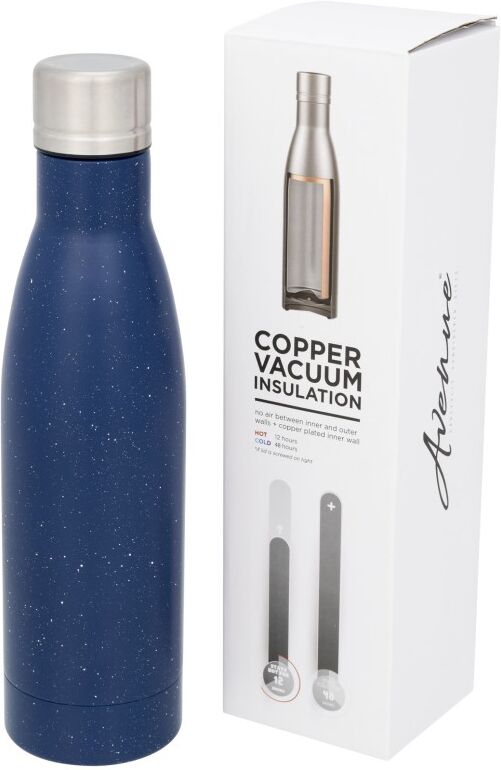 Bouteille isotherme publicitaire tachetée 500 ml Vasa bleu