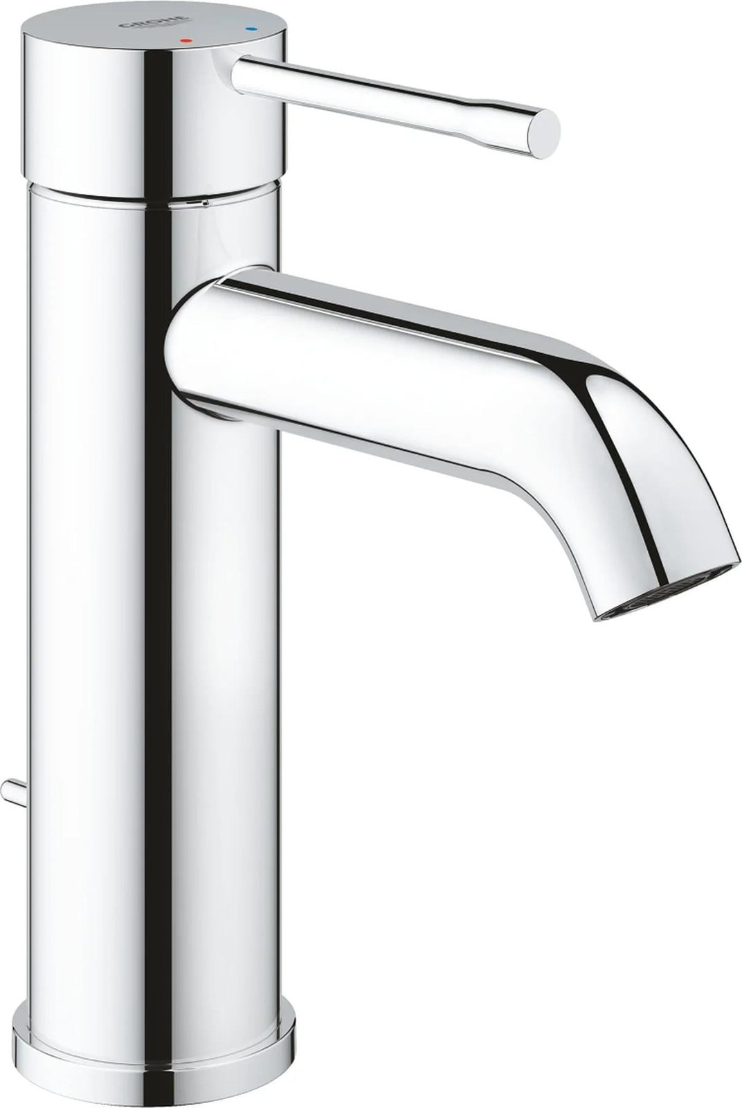 Grohe Essence wastafelkraan met hendelgrepen, chroom, waterbesparend