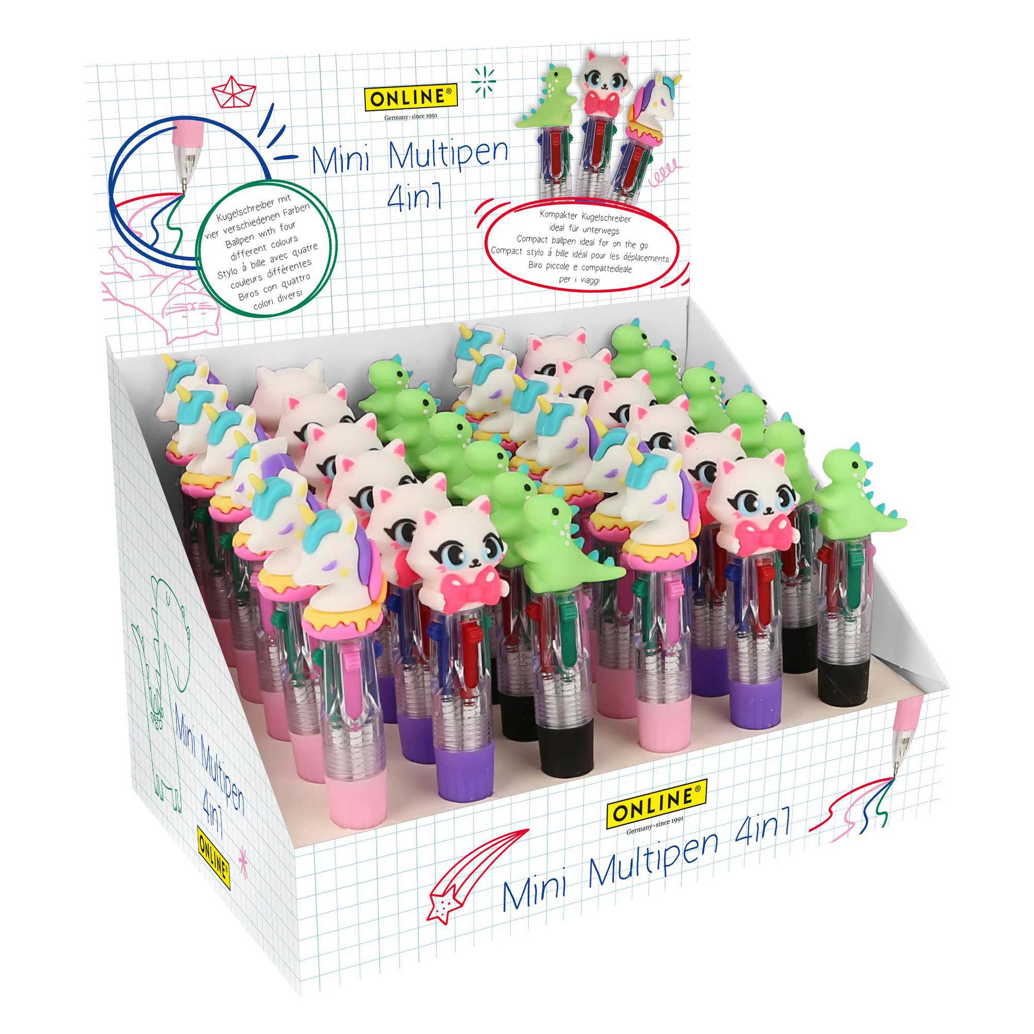 Online MINI MULTIPEN - Kugelschreiber (36x) (82075)
